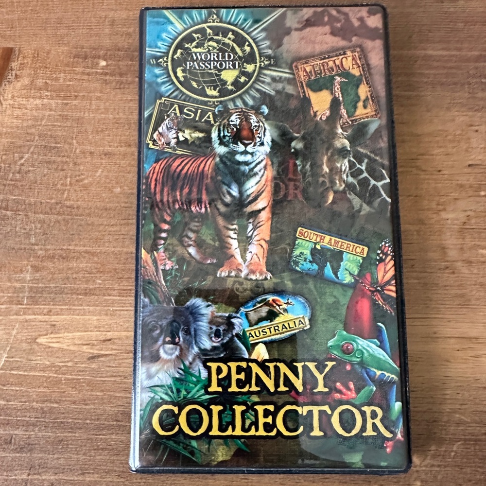 Coin collection album wallet